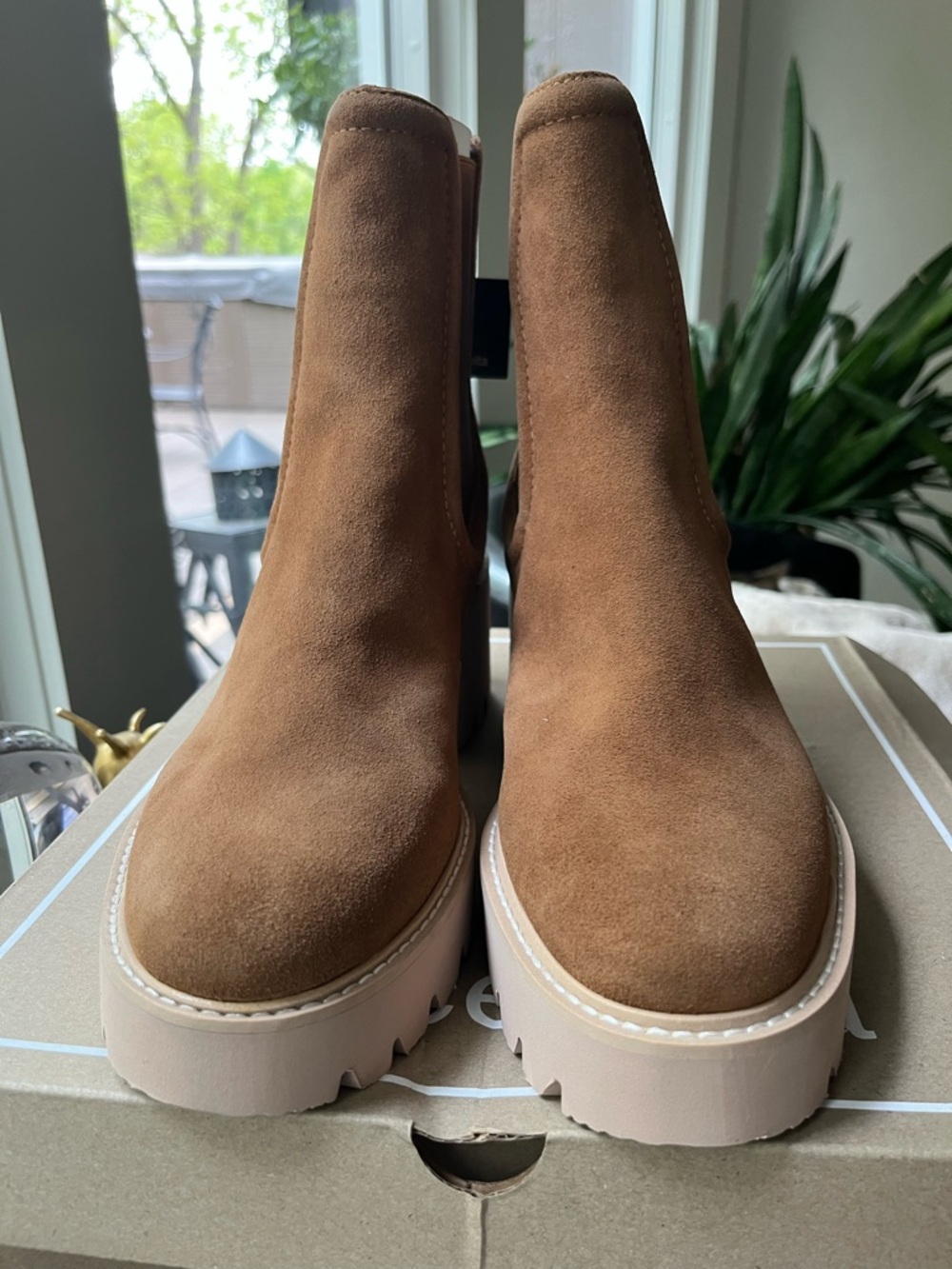 DOLCE VITA HAWK H2O BOOTIES IN DARK BROWN SUEDE 9.5 - Picture 7 of 9
